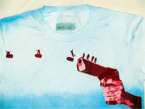 Next by Slawek Kosolka on a dyed ladies’ t-shirt NEXT001